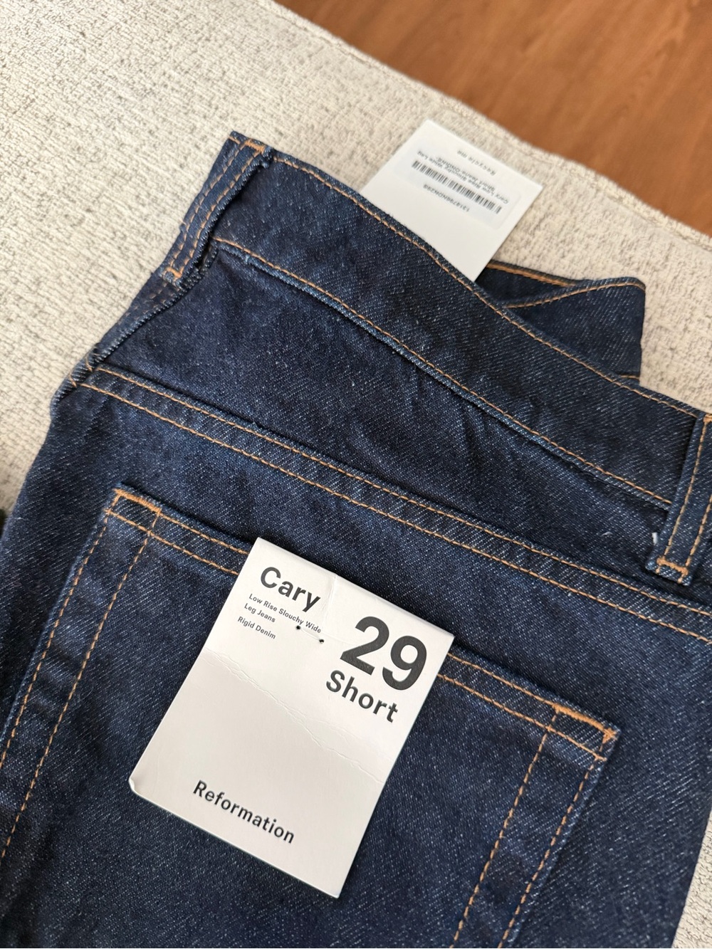 Reformation Women's Cary Low Rise Wide Leg Jeans - Picture 3 of 4